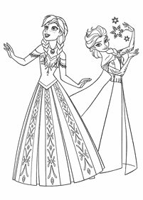 frozen coloring pages - page 70