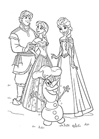 frozen coloring pages - page 75
