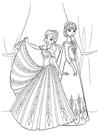 frozen coloring pages - page 79