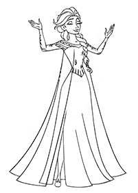 frozen coloring pages - page 8