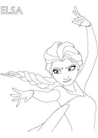 frozen coloring pages - page 80
