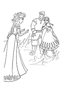frozen coloring pages - page 81