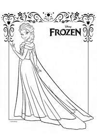 frozen coloring pages - page 84