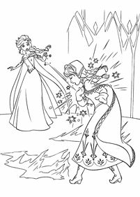 frozen coloring pages - page 86