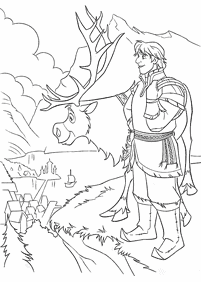 frozen coloring pages - page 88