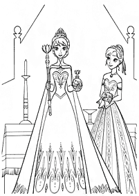 frozen coloring pages - page 89