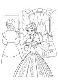frozen coloring pages - page 90