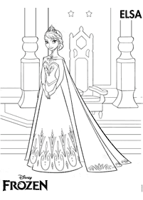 frozen coloring pages - page 93