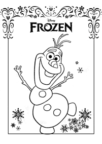 frozen coloring pages - page 98