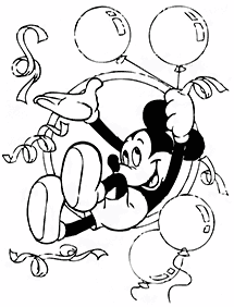 mickey mouse coloring pages - page 101