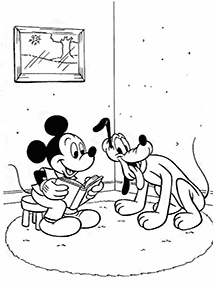 mickey mouse coloring pages - page 102