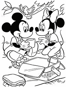 mickey mouse coloring pages - page 103