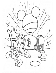 mickey mouse coloring pages - page 104