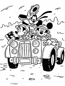 mickey mouse coloring pages - page 106