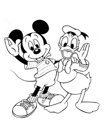 mickey mouse coloring pages - page 108