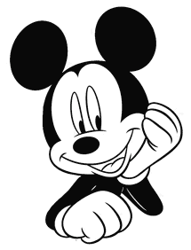 mickey mouse coloring pages - page 109