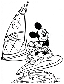 mickey mouse coloring pages - page 116