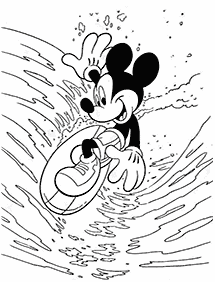 mickey mouse coloring pages - page 117