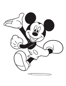 mickey mouse coloring pages - page 121