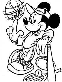 mickey mouse coloring pages - page 124