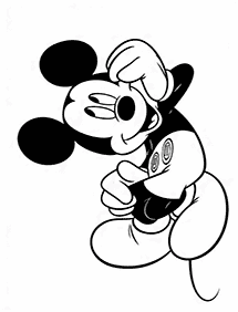 mickey mouse coloring pages - page 125