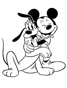 mickey mouse coloring pages - page 126