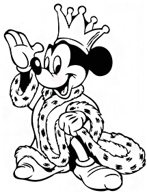mickey mouse coloring pages - page 128