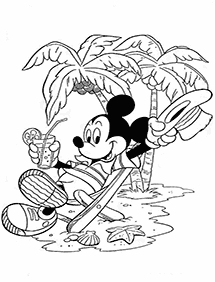 mickey mouse coloring pages - page 129