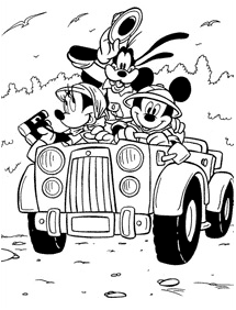mickey mouse coloring pages - page 13
