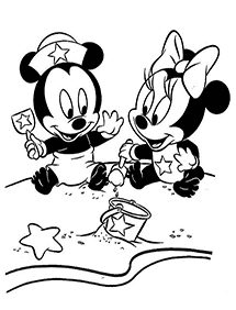 mickey mouse coloring pages - page 134