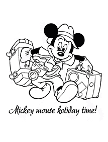 mickey mouse coloring pages - page 138