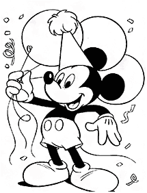 mickey mouse coloring pages - page 141