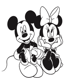 mickey mouse coloring pages - page 142