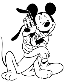 mickey mouse coloring pages - page 143