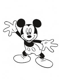 mickey mouse coloring pages - page 144