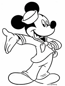 mickey mouse coloring pages - page 145