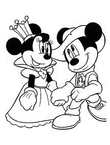 mickey mouse coloring pages - page 148