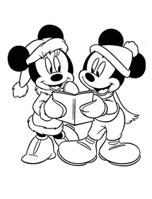 mickey mouse coloring pages - page 17