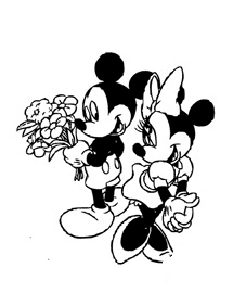 mickey mouse coloring pages - page 18