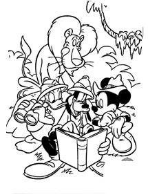 mickey mouse coloring pages - page 33