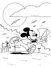 mickey mouse coloring pages - page 34