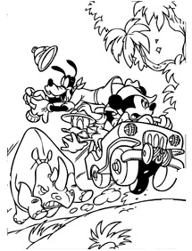 mickey mouse coloring pages - page 35