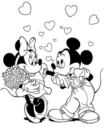 mickey mouse coloring pages - page 36