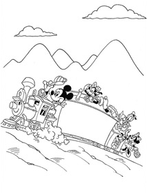 mickey mouse coloring pages - page 39