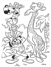 mickey mouse coloring pages - page 40