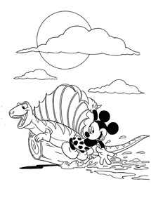 mickey mouse coloring pages - page 41