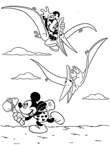 mickey mouse coloring pages - page 42