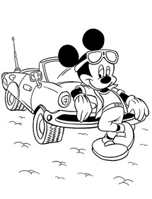 mickey mouse coloring pages - page 43