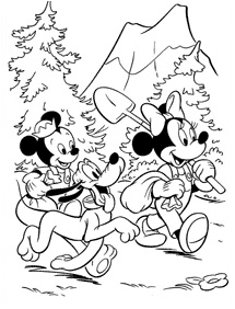 mickey mouse coloring pages - page 46