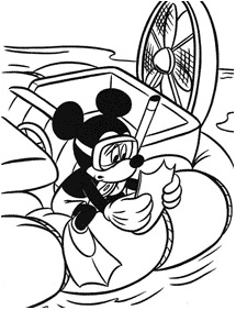mickey mouse coloring pages - page 47